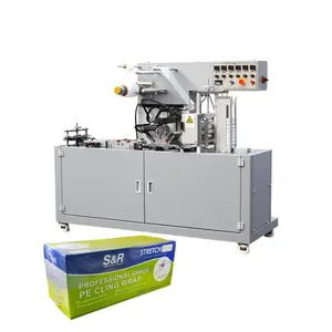 Automatic Film Packing Machine Cosmetic Perfume Box Cellophane Wrapping Machine