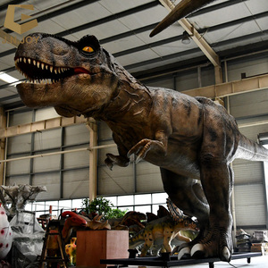 Robot dinosaure de parc à thème grande taille <span class=keywords><strong>Jurassic</strong></span> Animatronic T-rex modèle de dinosaure - Product Image 3