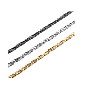Colares de Cadeia Figaro em Aço Inoxidável de Tamanho Personalizado 2mm 3mm 4mm para Homens e Mulheres - Product Image 5
