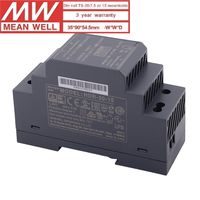 Alimentation électrique Mean Well HDR-30-15 ultra-mince à sortie unique AC DC 15V 2A 30W, alimentation électrique à montage sur rail DIN, usage industriel