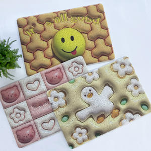 Tapis de bain en PVC 3D à motif d'ours, rectangulaire, 40x60cm, antidérapant, pour salle de bain, entrée de maison, design minimaliste - Product Image 3