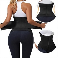 Faja Reductora de Cintura con Soporte de Placa de Acero de Neopreno, Efecto Sauna de Doble Presión, Protección Lumbar, Control de Abdomen, Pérdida de Peso