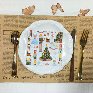 OEM personalizable servilleta de papel de lujo barato de color cena bebida <span class=keywords><strong>Decoupage</strong></span> impreso estilo bolsa - Product Image 4