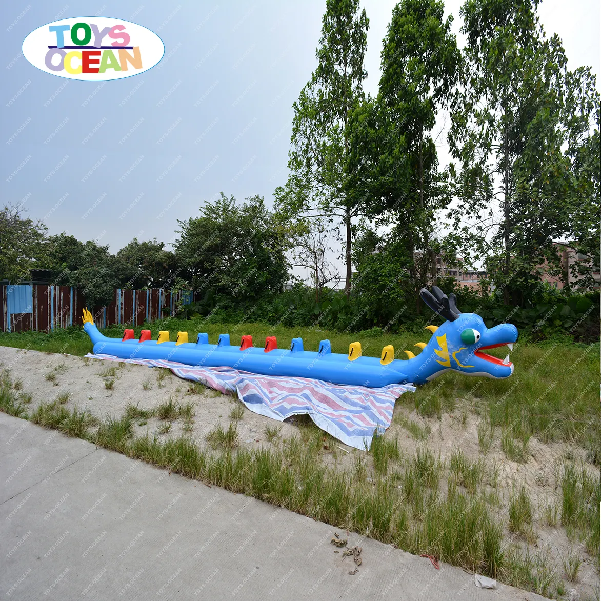Towable Banana Boat Inflatable Dragon Boat Tubes Water Towable Sports Competition