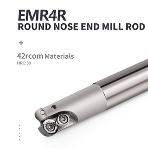 Outil de fraisage <span class=keywords><strong>Louis</strong></span> EMR4R, tige de fraisage RPMT0802, finition TiCN pour surfaces rugueuses, matériau 42rcom, fraisage externe CNC à froid - Product Image 6
