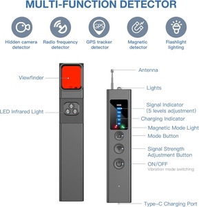 Xách tay mini Hidden máy ảnh Detector thông minh RF Scanner GPS Tracker an ninh tín hiệu chống gián điệp máy ảnh Detector - Product Image 3