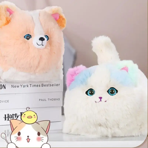 ของเล่นตุ๊กตาแมวน่ารักสูงของเล่นตุ๊กตาผ้าขนนุ่มเป็นมิตรกับสิ่งแวดล้อมสั่งทำใหม่สำหรับบ้านของเล่นตุ๊กตาอบอุ่นระฆังรวมของขวัญที่สมบูรณ์แบบ