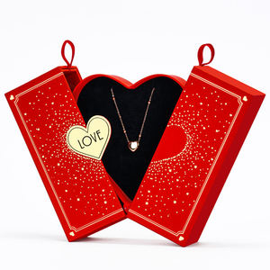 Kotak hadiah stok kreatif untuk perhiasan baru kalung cincin janji cinta pada Hari Valentine Hari Ayah Hari Ibu - Product Image 1