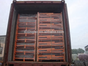 Kim loại bền lưu trữ dây lưới container Stackable thép mạ kẽm có thể gập lại dây lưới Pallet lồng - Product Image 6