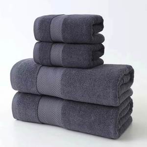 ผ้าขนหนูอาบน้ำขนาด 70 * 140 ซม. ผลิตจากผ้าฝ้ายแท้ 100% สีพื้น ทออย่างดี คุณภาพสูง ซึมซับน้ำได้เร็ว เหมาะสำหรับใช้ในบ้าน - Product Image 4