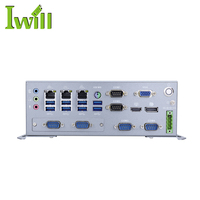 Mini pc industriel i3/i5/i7, LGA1151, haute performance, fanless, ordinateur avec boîtier intel, 8 ports usb 3.0 et 3 x LAN, économique