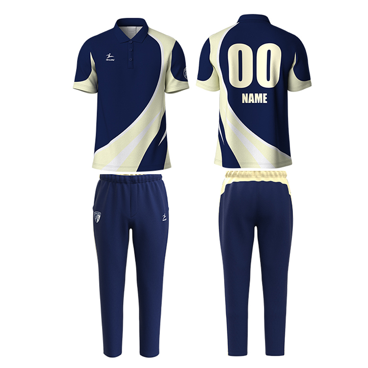 Custom Cricket Jersey Design Exporter OEM Sublimated Uniforms