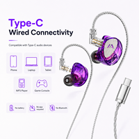 Auriculares intrauditivos profesionales con cable tipo C y micrófono, controlador dinámico de 10 mm, HiFi, para música, juegos y transmisiones en vivo.