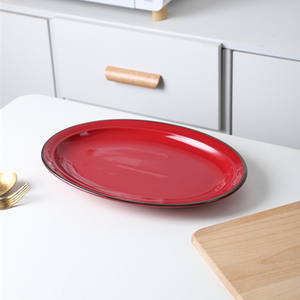 Râpe ronde en céramique, vaisselle de restaurant, élégante, exquise, style européen, nouvel arrivage - Product Image 4