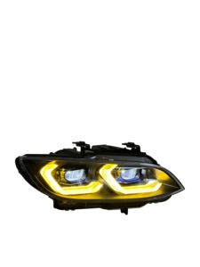SJC <span class=keywords><strong>Auto</strong></span> Part Headlight Assembly para 3 Series Pre-lci 2006-2009 E92 Actualizar a New Yellow + White Dual-color DRL Lámpara delantera - Product Image 6