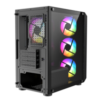 Boîtier personnalisé OEM pour PC de jeu Support RTX 4070 4060 310mm Carte graphique 2.5 SSD 3.5 Disque dur de bureau Micro ATX Boîtier pour ordinateur