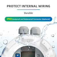 Medidor de Flujo de Agua Sanitaria Estándar FDA DN400 para Bebidas, Grado Alimenticio, Leche, Protocolo HART