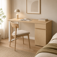 Table d'ordinateur en bois pour dortoir, mobilier de maison, bureau d'étude design avec tiroir et armoire – Offre Spéciale