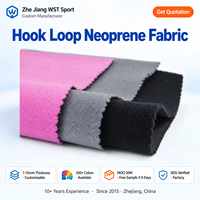Tissu néoprène à boucles adaptatives avec surface bouclée brossée pour supports médicaux et équipements sportifs, OEM personnalisé