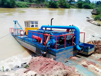 Mesin Pompa Pasir 8 Inci 500m3/jam untuk Kapal Keruk Hisap di Filipina
