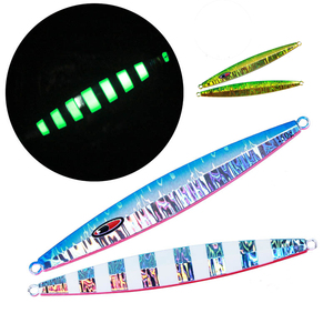 เหยื่อจิ๊กโลหะเรืองแสงแบบขายส่ง เหยื่อจิ๊กเรืองแสงลายม้าลาย เหยื่อตก<span class=keywords><strong>ปลา</strong></span>เหล็กเหมือนจริง น้ำหนัก 150 กรัม - Product Image 3