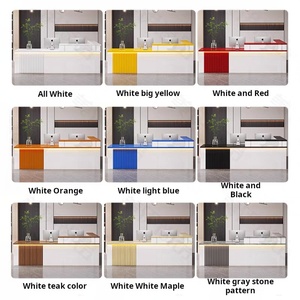 Mobilier <span class=keywords><strong>de</strong></span> bureau en bois simple et moderne <span class=keywords><strong>Table</strong></span> <span class=keywords><strong>de</strong></span> <span class=keywords><strong>réception</strong></span> à la mode pour hôtel, salon, centre commercial, école ou hôpital - Product Image 5