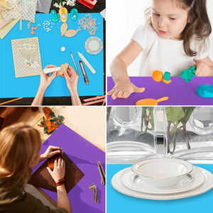 Mantel Individual de silicona para alimentación de bebés y niños pequeños personalizado, impermeable, antideslizante, manteles individuales de silicona para mesa, alfombrilla para hornear, alfombrilla de silicona para hornear - Product Image 3