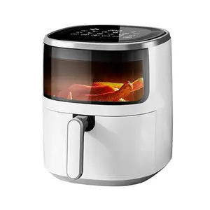 2023 New Arrival Sliver Crest Kitchen Accessories 8L 2400W Visual Window Digital Electric Deep Fryers Air Fryer