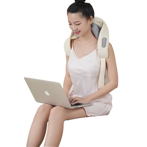 Neck And Shoulder Massager With Heating Function For Neck Waist Leg Abdomen Massage USB Rechargeable Timed Remote Control - Product Image 4