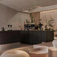 Comptoir à café moderne de luxe sur mesure, écologique, mobilier de bar, design en acier inoxydable, aménagement complet pour café
