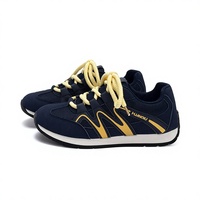 Baskets décontractées GAT respirantes en synthétique pour hommes, semelle épaisse de 4 cm, bleu foncé, chaussures de ville, usine de Wenzhou, personnalisation OEM, vente en gros en vrac