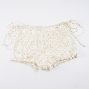 Shorts de Mujer Y2K de Tela Texturizada, Cintura Baja, con Lazo, Dobladillo en Tulipán, Casuales, para Playa y Vacaciones, Venta al Por Mayor - Product Image 6