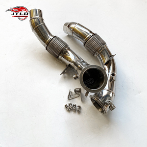 Tuyau de descente sport en acier inoxydable 304 poli sans catalyseur pour BMW M5 F10 S63 4.4T V8 – Vente Flash - Product Image 5