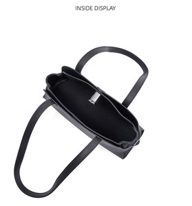 Luxury Designer Genuine Leather Women's Handbag High-End European-American Retro Bowling <b>Tote</b> Business Splicing Shoulder <b>Bag</b> - Product Image 2