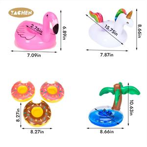Yachen New <span class=keywords><strong>Inflatable</strong></span> nổi uống chủ sở hữu uống phao <span class=keywords><strong>Inflatable</strong></span> cup đế lót ly cho hồ bơi bãi biển nguồn cung cấp bên - Product Image 2