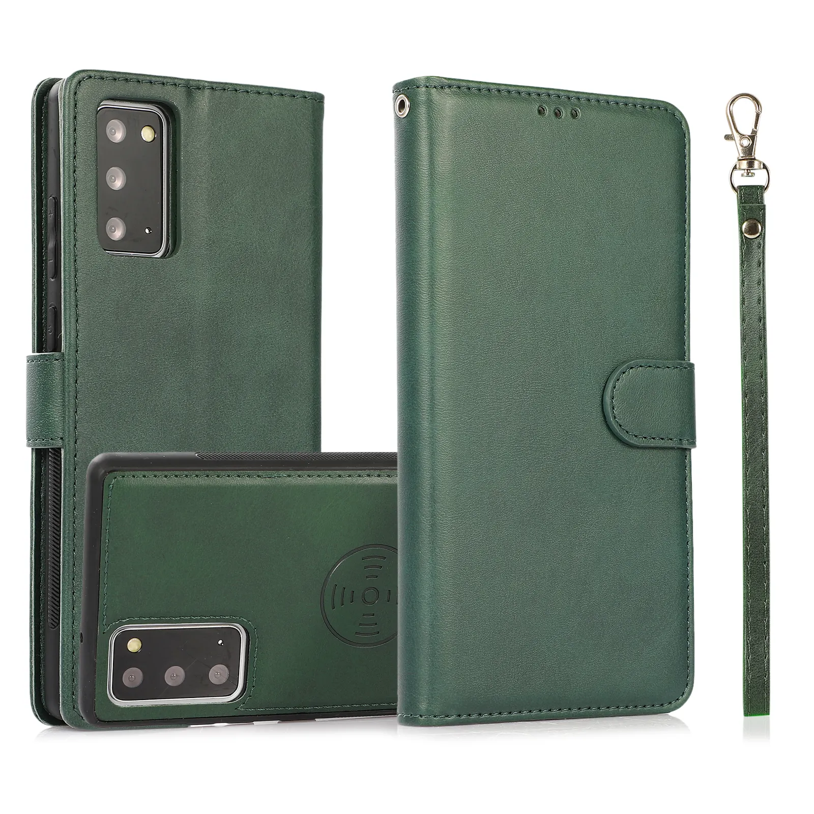 Good Quality 2 In 1 Detachable Leather Wallet Holder Slot Card Phone Cases For Samsung Note 20 Ultra Flip Cover
