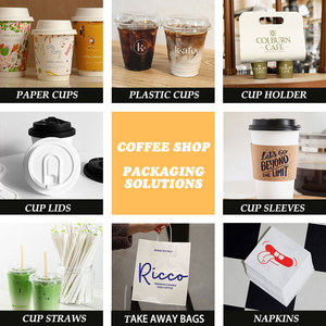 <span class=keywords><strong>Vasos</strong></span> de Plástico PET Transparentes Desechables con Logotipo Personalizado, Base Redonda en Forma de U, 16 oz, con Tapas y Pajitas para Café Helado y Matcha para Llevar - Product Image 6