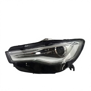 for Audi A6 Headlight Assembly C7 S6 A6L Headlight A6 Low-end Upgrade High-end Dragon <b>Ball</b> <b>LED</b> Head - Product Image 4