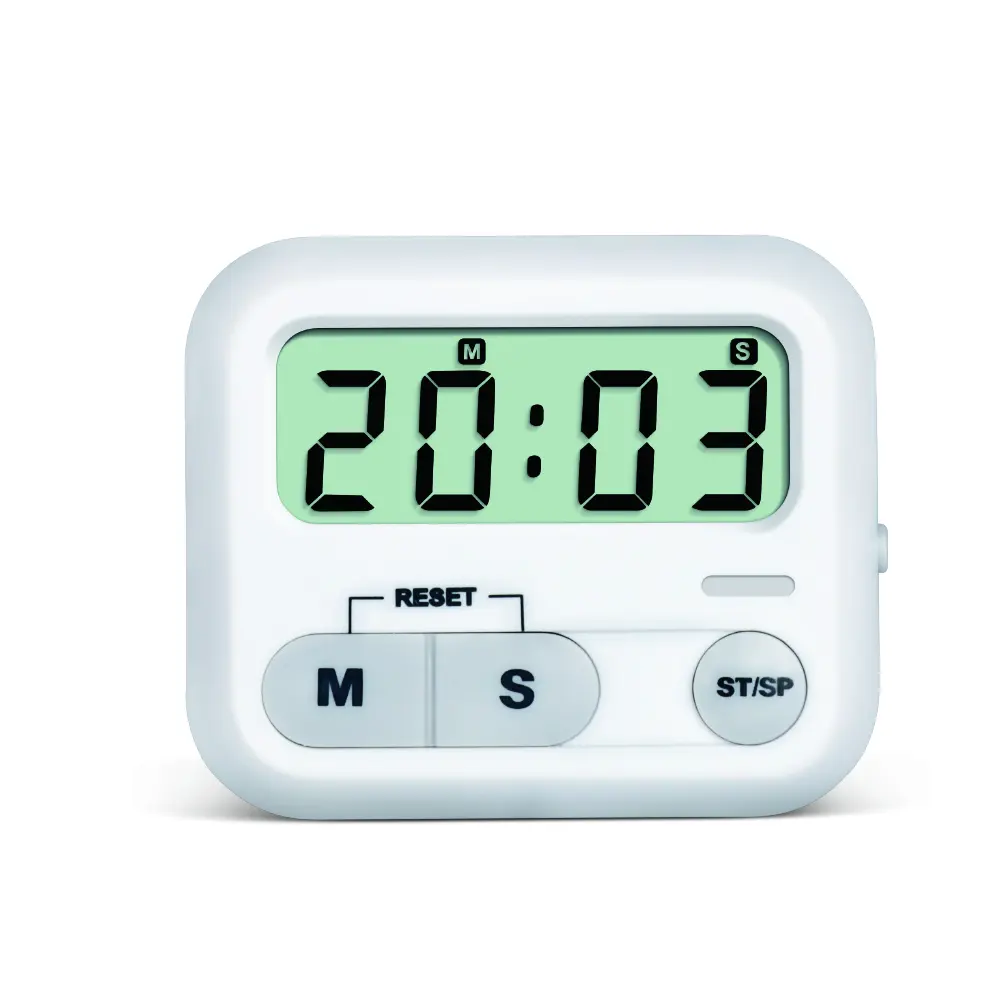 Timer Dapur Portabel Mini, Timer Digital Magnetik Penghitung Mundur Elektronik Pintar dengan Layar LCD 2021