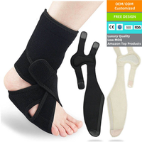 Attelle de compression d'hiver, protection professionnelle, réglable, double ressort, support de cheville pour le sport, protection pour la course à pied