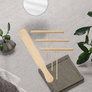 Ensemble d'outils de cuisson pour le camping en plein air, manches longs en bois - Résistants à la chaleur, durables, écologiques, accessoires de grillade 3-5 pièces - Product Image 3