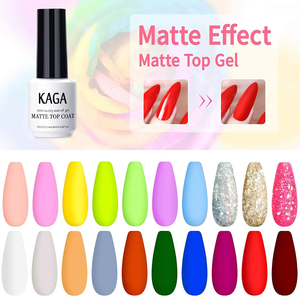 Kit de vernis gel UV 20 couleurs avec base coat, top coat, top coat mat, gel UV LED à retirer par trempage pour <span class=keywords><strong>manucure</strong></span>, OEM ODM, vente en gros - Product Image 2
