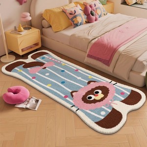 Karpet Mobil Gaya Bohemian Vintage Buatan Mesin, Bulu Halus Anti Selip Tahan Noda, Poliester, Dekorasi Rumah - Product Image 1