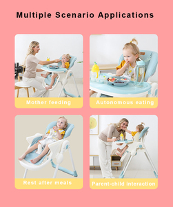 <span class=keywords><strong>Chaise</strong></span> <span class=keywords><strong>haute</strong></span> pour bébé CLAF BEBE, nouveau design, réglable, multifonctionnelle, de qualité supérieure - Product Image 4