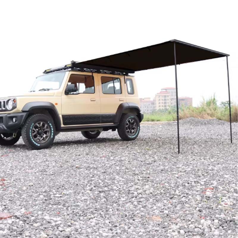 Black Vinyl Side Awning 22.5m
