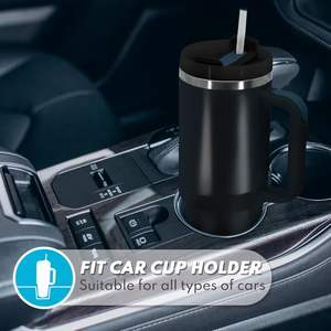 Custom logo 30 oz Stainless Steel Cup <b>Wine</b> Glass H2.0 Camping Handle <b>Tumbler</b> with Handle - Product Image 3