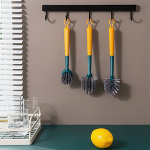 Kit de brosses de nettoyage pour cuisine <span class=keywords><strong>Klear</strong></span>, brosse en nylon, manche en PP, écologique, sans danger pour les bébés, pour le nettoyage des vaisselles/bouteilles/fenêtres, des espaces étroits - Product Image 6