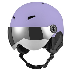 Yeni ABS Kışlık Kayak Kaskı, Yetişkinler İçin Vizörlü, Rüzgar Geçirmez Güvenlik Tasarımlı, Açık Hava Sporları İçin - Product Image 1