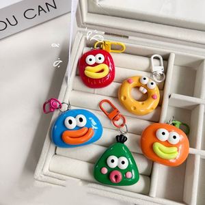 Divertidos y Lindos Llaveros de Resina con Forma de Muñecos de Boca Grande para Colgantes de Coche, Mochilas Escolares de Parejas Estudiantiles y Accesorios DIY - Product Image 1