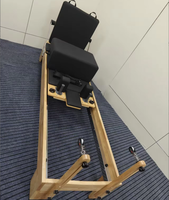 Pilates-Reformer mit Eichenholzkernbett und Pilates-Basisbett MIT KOREA SPRING-Federung, ultrafeinem Leder und EVA-Unterstützung